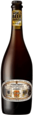 3,95 € Бесплатная доставка | Пиво Apats Cap d'Ona Ambree Triple Bio Франция треть литровая бутылка 33 cl
