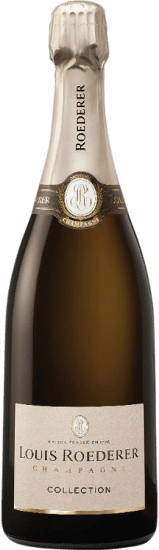 166,95 € Free Shipping | White Sparkling Wine Louis Roederer Brut Collection Grand Reserve — Long Barrel-Aged A.O.C. Champagne Champagne France Magnum Bottle 1,5 L