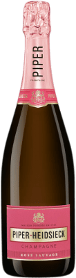 57,95 € 免费送货 | 玫瑰气泡酒 Piper-Heidsieck Rose 香槟 大储备 A.O.C. Champagne 香槟酒 法国 瓶子 75 cl