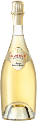 94,95 € Spedizione Gratuita | Spumante bianco Gosset Grand Blanc de Blancs Brut Gran Riserva A.O.C. Champagne champagne Francia Bottiglia 75 cl