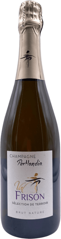 57,95 € Envio grátis | Espumante branco Val Frison Terroir Portlandia Brut Nature Grande Reserva A.O.C. Champagne Champagne França Pinot Preto, Chardonnay Garrafa 75 cl