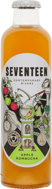 2,95 € Kostenloser Versand | Getränke und Mixer Global Premium Seventeen Apple Kombucha Spanien Kleine Flasche 20 cl