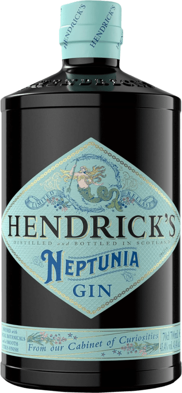 46,95 € Spedizione Gratuita | Gin Hendrick's Gin Neptunia Regno Unito Bottiglia 70 cl