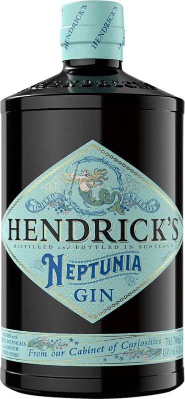 46,95 € Spedizione Gratuita | Gin Hendrick's Gin Neptunia Regno Unito Bottiglia 70 cl