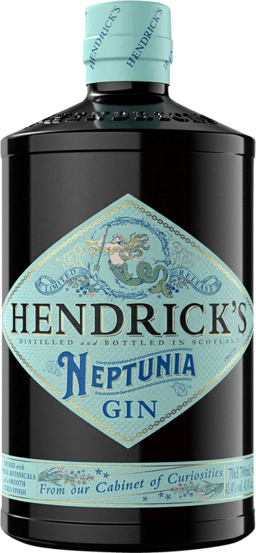 49,95 € Envío gratis | Ginebra Hendrick's Neptunia Reino Unido Botella 70 cl