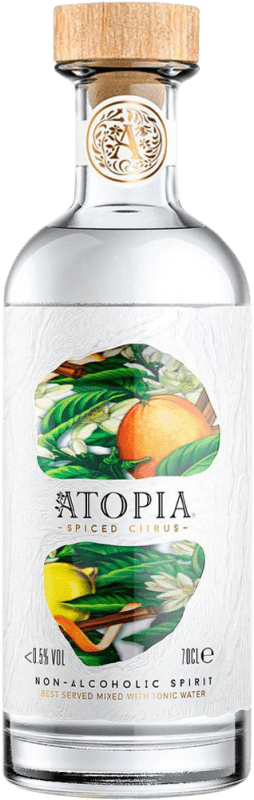 36,95 € Spedizione Gratuita | Schnapps Atopia Regno Unito 70 cl Citrus — Agrumi, Spiced — Speziato Senza Alcol