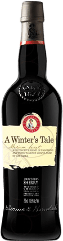 13,95 € Envio grátis | Vinho Generoso Fortificado Williams & Humbert A Winter's Tale Medium — Meio D.O. Manzanilla-Sanlúcar de Barrameda Andalucía y Extremadura Espanha Palomino Fino, Pedro Ximénez Garrafa 75 cl