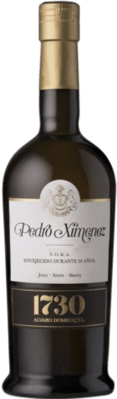 49,95 € Free Shipping | Fortified wine Domecq 1730 D.O. Manzanilla-Sanlúcar de Barrameda Andalucía y Extremadura Spain Pedro Ximénez 30 Years Bottle 75 cl