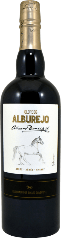 10,95 € Envío gratis | Vino generoso Alburejo Oloroso D.O. Manzanilla-Sanlúcar de Barrameda Andalucía y Extremadura España Botella 75 cl