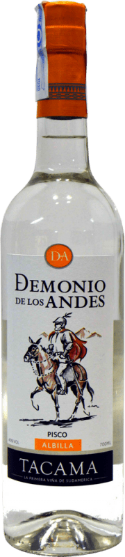 29,95 € Kostenloser Versand | Pisco Tacama Demonio de los Andes Albilla Peru Flasche 70 cl