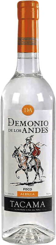27,95 € Envio grátis | Pisco Tacama Demonio de los Andes Albilla Peru Garrafa 70 cl