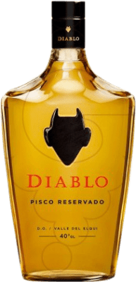 23,95 € Envío gratis | Pisco Concha y Toro Diablo Reservado Chile Botella 70 cl