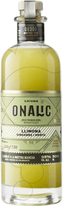 16,95 € 免费送货 | 利口酒 Onalic 西班牙 中瓶装 50 cl Llimona — 柠檬