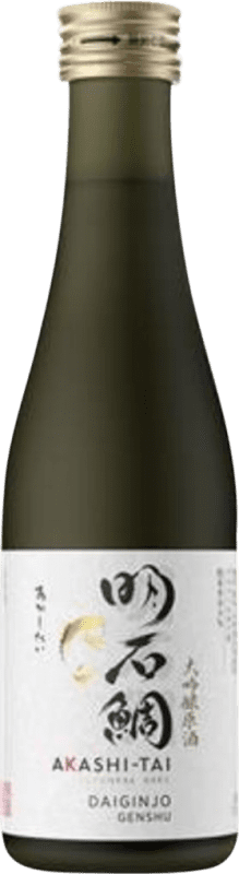 23,95 € Kostenloser Versand | Sake Akashi-Tai Daiginjo — Großes Ginjo, Genshu Japan Drittelliterflasche 30 cl
