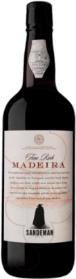 17,95 € Spedizione Gratuita | Vino fortificato Sandeman Porto Fine Rich I.G. Madeira Madera Portogallo Negramoll Bottiglia 75 cl