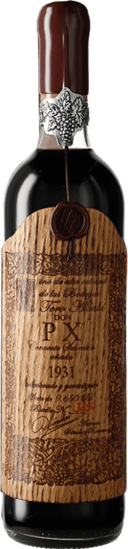 396,95 € Envio grátis | Vinho Generoso Fortificado Toro Albalá Don PX D.O. Montilla-Moriles Andalucía y Extremadura Espanha Pedro Ximénez Garrafa 75 cl