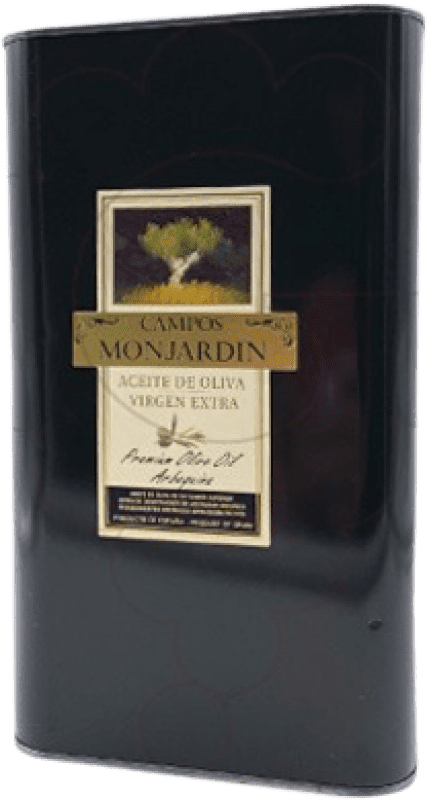 39,95 € Kostenloser Versand | Olivenöl Campos de Monjardín Spanien Spezialdose 3 L