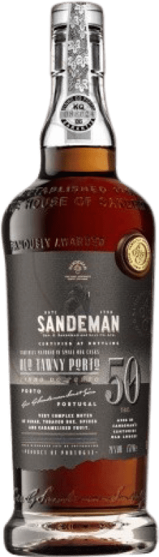 375,95 € Free Shipping | Fortified wine Sandeman Porto I.G. Porto Porto Portugal Tempranillo, Touriga Franca, Touriga Nacional, Tinta Amarela, Tinta Cão, Tinta Barroca 50 Years Medium Bottle 50 cl