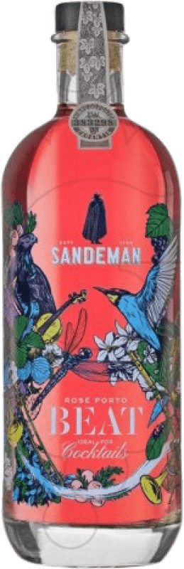 17,95 € 免费送货 | 加强葡萄酒 Sandeman Porto Rose Beat Cocktail — 鸡尾酒 I.G. Porto 波尔图 葡萄牙 75 cl