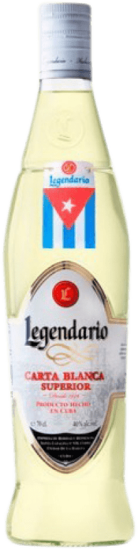 18,95 € Envio grátis | Rum Legendario Carta Blanca Superior Cuba Garrafa 70 cl