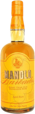 34,95 € Spedizione Gratuita | Rum Manolo Rum Barbados Barbados 8 Anni Bottiglia 70 cl