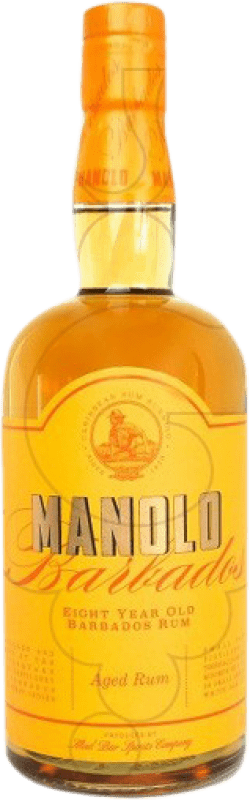 34,95 € Бесплатная доставка | Ром Manolo Rum Barbados Барбадос 8 Лет бутылка 70 cl