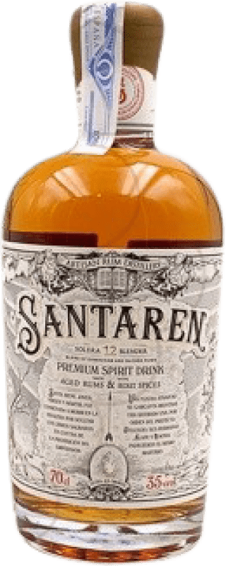 24,95 € Envío gratis | Ron Santarén España 12 Años 70 cl