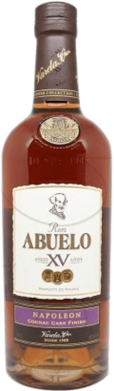 29,95 € Envoi gratuit | Rhum Abuelo XV Napoleón Cognac Cask Finish — Finition en Fût Panama Petite Bouteille 20 cl