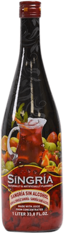 3,95 € Envío gratis | Sangría Limonada Undone Singría España Botella 1 L Sin Alcohol