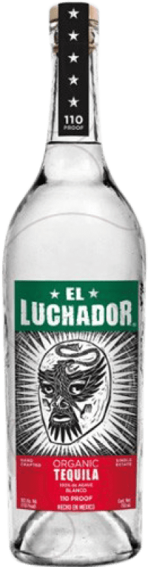 109,95 € Envío gratis | Tequila El Luchador Blanco México Botella 70 cl