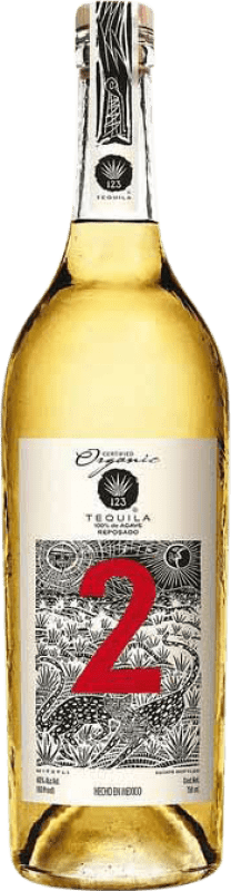 95,95 € Envio grátis | Tequila 123 Organic 2 Dos Reposado México 70 cl