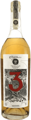 105,95 € Envio grátis | Tequila 123 Organic 3 Tres Añejo México Garrafa 70 cl
