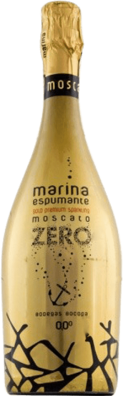 5,95 € Kostenloser Versand | Weißer Sekt Bocopa Marina Espumante Spanien Muscat Flasche 75 cl Alkoholfrei