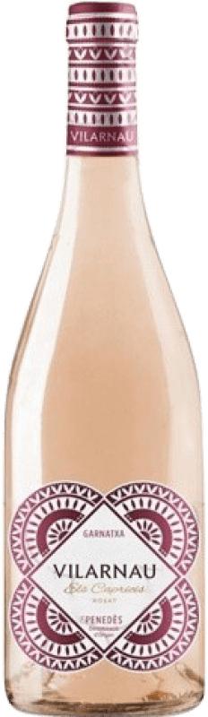 10,95 € Free Shipping | Rosé Wine Vilarnau Els Capricis Young D.O. Penedès Catalonia Spain Bottle 75 cl