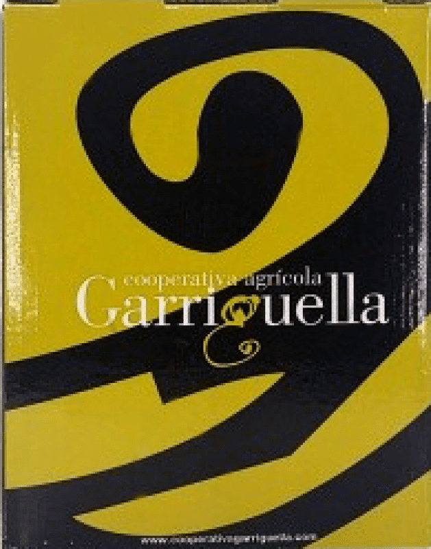 10,95 € Envio grátis | Vinho Branco Garriguella Blanc Box Jovem Catalunha Espanha Macabeo Garrafa 75 cl