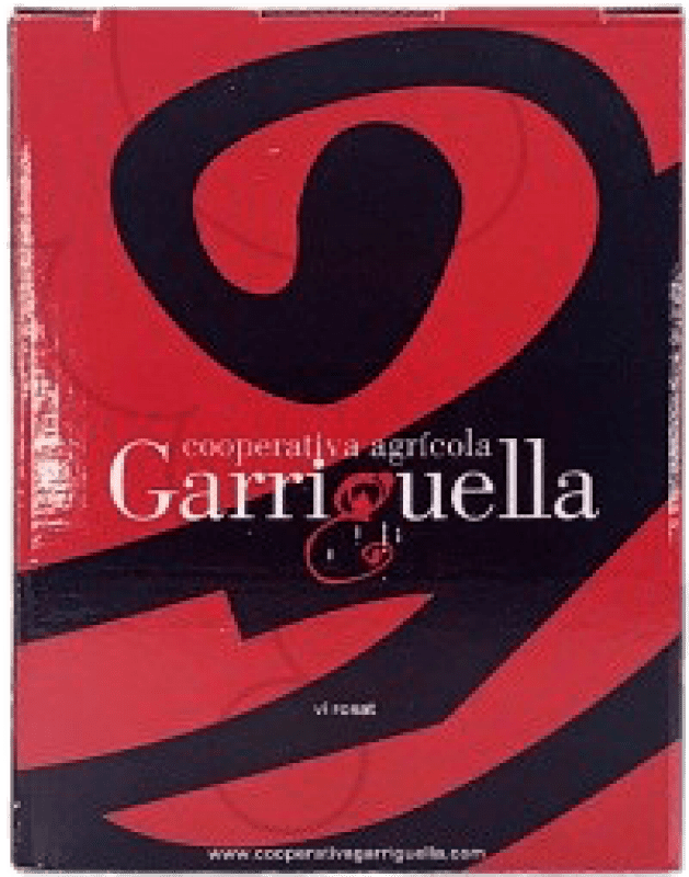 10,95 € Envio grátis | Vinho Rosé Garriguella Box Jovem Catalunha Espanha Garnacha — Grenache, Mazuelo, Cariñena — Carignan Garrafa 75 cl