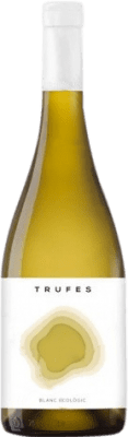 7,95 € Бесплатная доставка | Белое вино Flor de Trufes Blanc Молодой D.O. Terra Alta Каталония Испания бутылка 75 cl