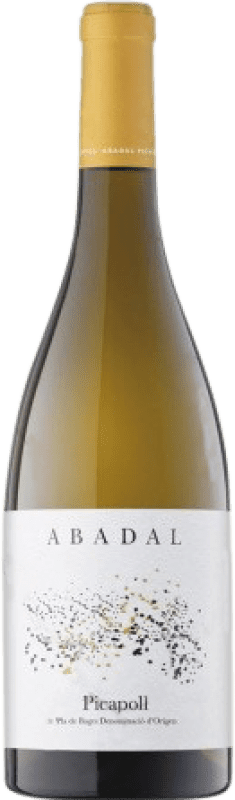 29,95 € Envío gratis | Vino blanco Abadal Joven D.O. Pla de Bages Cataluña España Picapoll Botella Magnum 1,5 L