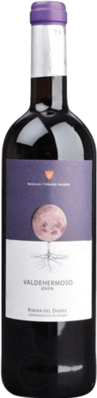 7,95 € Envio grátis | Vinho tinto Valderiz Valdehermoso Jovem D.O. Ribera del Duero Castela e Leão Espanha Tempranillo Garrafa 75 cl