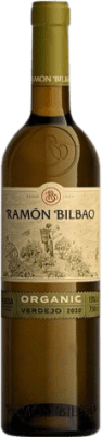 16,95 € Бесплатная доставка | Белое вино Ramón Bilbao Blanc Organic Молодой D.O. Rueda Кастилия-Леон Испания Verdejo бутылка 75 cl