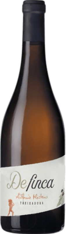 13,95 € Envío gratis | Vino blanco Antonio Montero de Finca Reserva D.O. Ribeiro Galicia España Treixadura Botella 75 cl