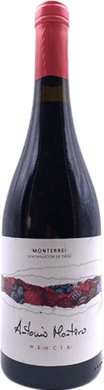 7,95 € Free Shipping | Red wine Antonio Montero Young D.O. Monterrei Galicia Spain Mencía Bottle 75 cl