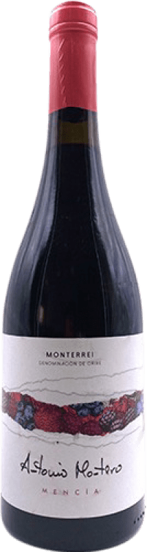 9,95 € Envio grátis | Vinho tinto Antonio Montero Jovem D.O. Monterrei Galiza Espanha Mencía Garrafa 75 cl