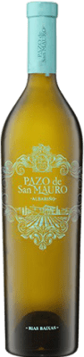 118,95 € 免费送货 | 白葡萄酒 Pazo de San Mauro 年轻的 D.O. Rías Baixas 加利西亚 西班牙 Albariño — 阿尔巴利诺 双大瓶 — Jeroboam-Double Magnum 3 L
