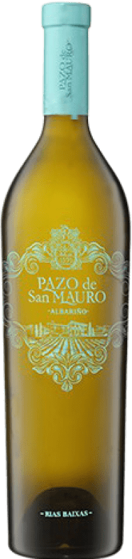 118,95 € 送料無料 | 白ワイン Pazo de San Mauro 若い D.O. Rías Baixas ガリシア スペイン Albariño — アルバリーニョ ジェロボアム・ダブルマグナムボトル 3 L