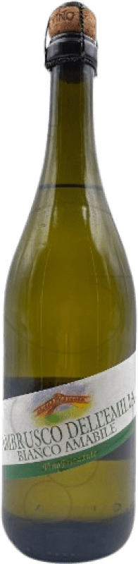 6,95 € 免费送货 | 白起泡酒 Rialto Lambrusco dell'Emilia Blanco Amabile D.O.C. Lambrusco di Sorbara 艾米利亚 - 罗马涅 意大利 Lambrusco 瓶子 75 cl