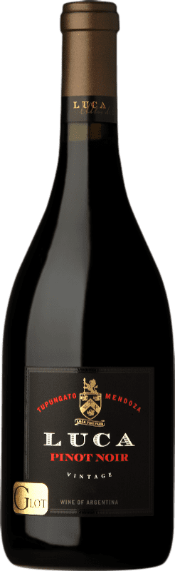 26,95 € Free Shipping | Red Wine Luca Wines Laura Catena Crianza — Aged I.G. Valle de Uco Uco Valley Argentina Pinot Noir Bottle 75 cl