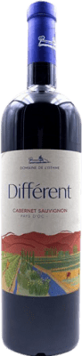 6,95 € Бесплатная доставка | Красное вино Domaine de l'Isthme Différent Молодой I.G.P. Vin de Pays d'Oc Лангедок-Руссильон Франция Cabernet Sauvignon бутылка 75 cl