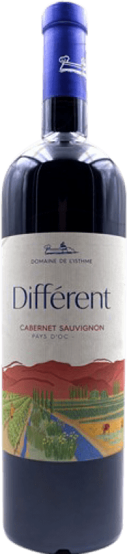 6,95 € 免费送货 | 红酒 Domaine de l'Isthme Différent 年轻的 I.G.P. Vin de Pays d'Oc 朗格多克 - 鲁西荣 法国 Cabernet Sauvignon 瓶子 75 cl