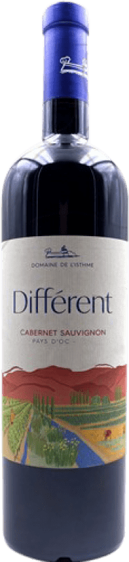 7,95 € Free Shipping | Red wine Domaine de l'Isthme Différent Young I.G.P. Vin de Pays d'Oc Languedoc-Roussillon France Cabernet Sauvignon Bottle 75 cl